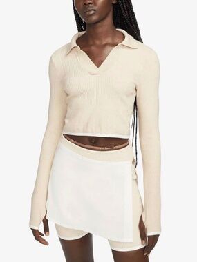 Nike x Jaquemus Polo Top in Cream - NWT